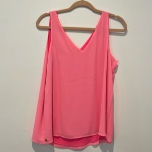 Lilly Pulitzer tank top pink blouse size M women